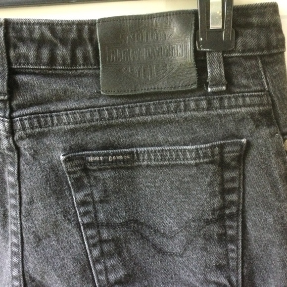 Harley Davidson Black Bootcut Jeans - Picture 6 of 7
